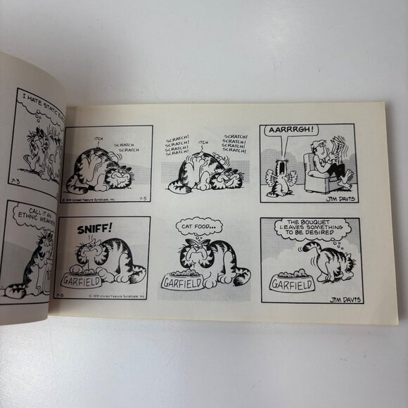 Garfield At Large His First Book Jim Davis March 1980 1st Edition Cartoon Comic - Picture 11 of 11